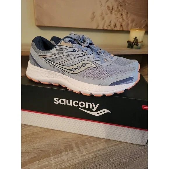 Saucony Versafoam Mens Running Shoes Gray Mesh Lightweight Comfort US 13 s-l400.jpg main image 3